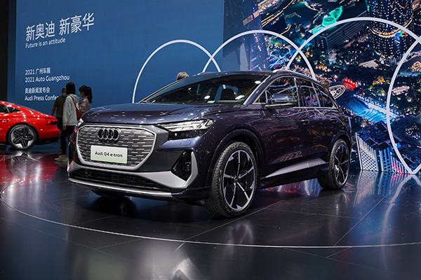 緊湊型SUV又多一個(gè)對(duì)手 廣州車(chē)展實(shí)拍奧迪Q4 e-tron