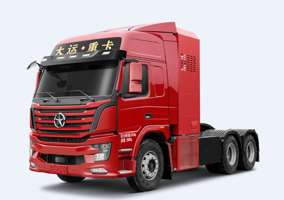 大運重卡E8系列6×4氫燃料牽引車
