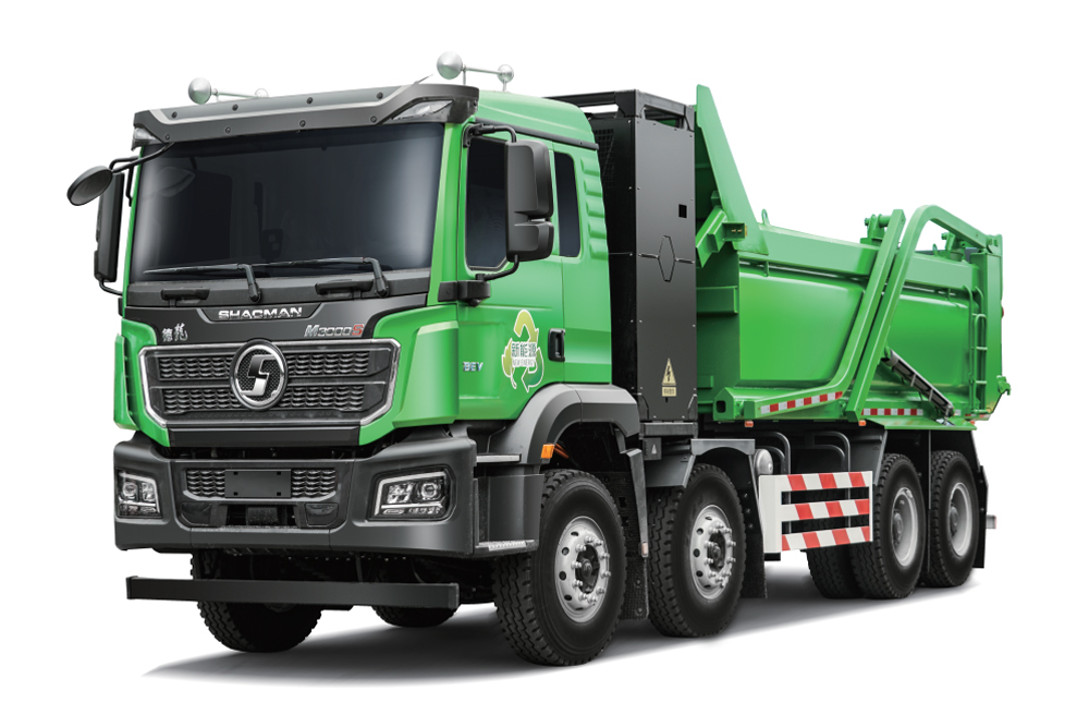 陜汽重卡充換電城建自卸車