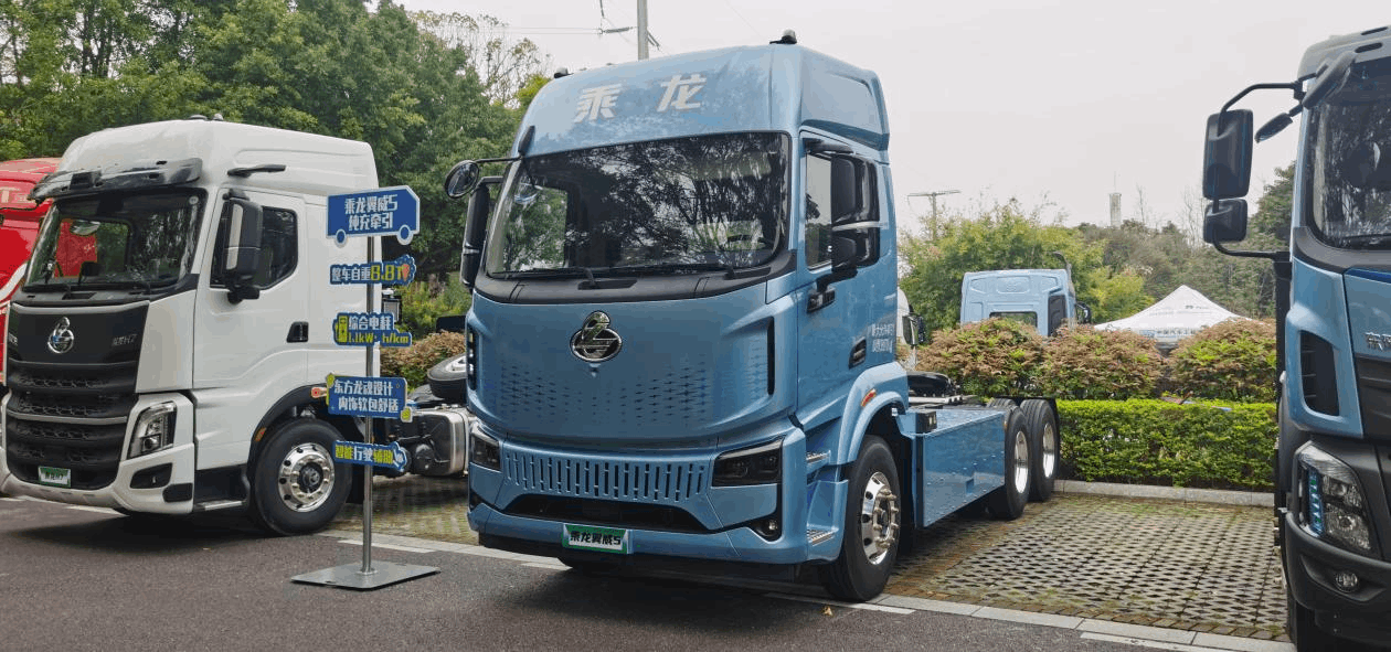 輕至9噸內1.1度/公里，乘龍翼威5純電牽引車助您創富穩